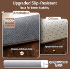 Amdrebio Chocolate Brown Furry Area Rug 5x7 - Image 6
