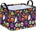 Pumpkin Pattern Storage Basket Gift Shelf Basket Storage Bin, Nursery Basket by KUNRO