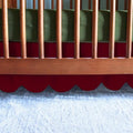 100% Microfiber Scalloped Crib Skirt 28"x 52" by Unknown