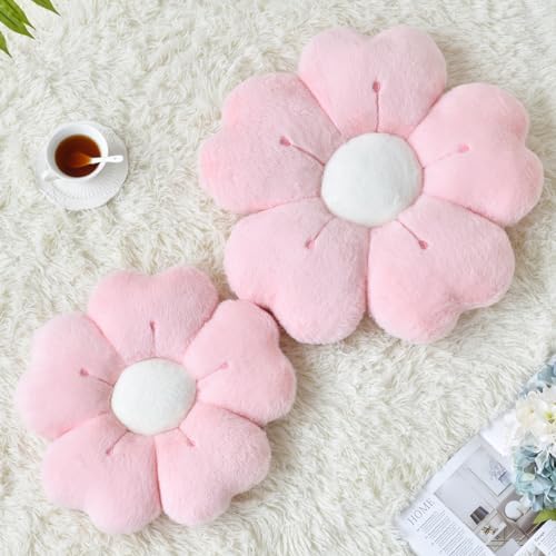 Flower Pillow, Cute Daisy Decorative Throw Pillows, 15 Inches - Image 2