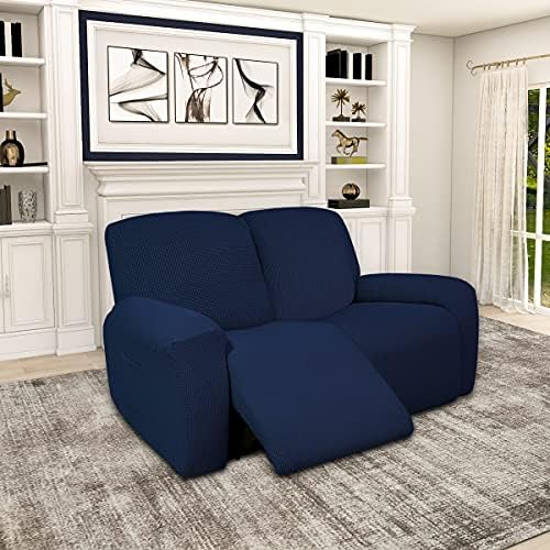 Easy-Going 100% Dual Waterproof Recliner Loveseat Cover, 6-Pieces Stretch - Image 2