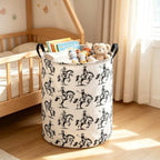 Western Cowboy Storage Bin Foldable Nursery Basket Cowboy - Image 4