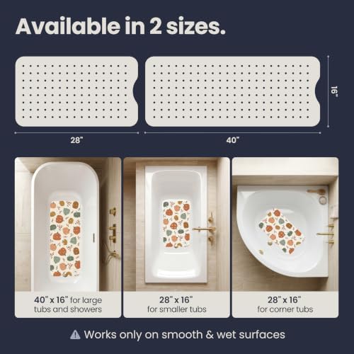 homerella Cozy Fall Non-Slip & Anti-Mold Bathtub Mat - Image 5
