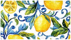 Bathtub Mat Non Slip 26.8x15.1 Inch, Lemon Florals Shower Mat by Anna+Cowper