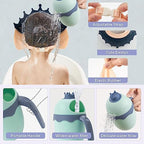 FUNUPUP Baby Shower Cap with Bath Rinse Cup - Image 3