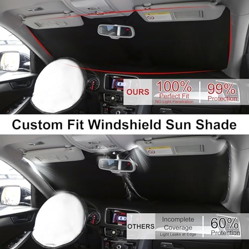 TINGLU Sun Shade for Toyota 4Runner 2010-2024 2025 Accessories Windshield Sun - Image 4