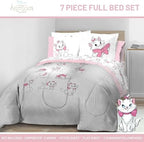 Disney Aristocats Marie Full Comforter Set 7 Piece Kids Bedding - Image 2