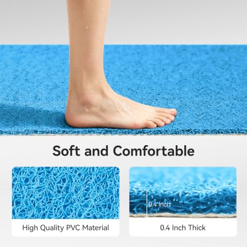 Asvin Soft Textured Bath, Tub Mat, 24x16 Inch, Phthalate Free, Non Slip Comfort - Image 5