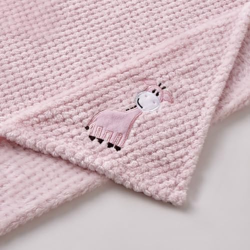 CREVENT 2Pcs 30''X40'' Cute Cozy Fluffy Warm Baby Blankets - Image 6