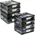 Plastic Storage Bags with Easy-Glide Zipper, Durable Clear Vinyl Zippered by Kikerike