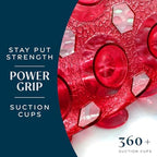 SlipX Solutions 39"x16" Power Grip Non Slip Bathtub Shower Mat - Image 2