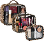 3 Pack Clear Toiletry Bag for Women, TSA Approved Organizer for Travel Size by FFpaw