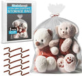5 Pack 32” x 42” Extra Large Clear Plastic Storage Bags by Unknown