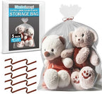 5 Pack 32” x 42” Extra Large Clear Plastic Storage Bags by Unknown