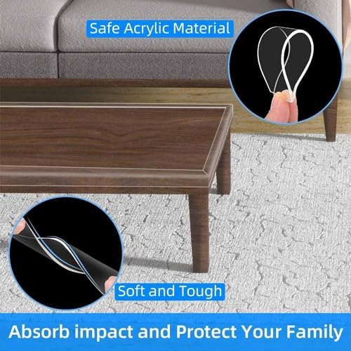 Clear Edge Protector Strip, 3 Pack x 1.57in x 9.84FT - Image 3