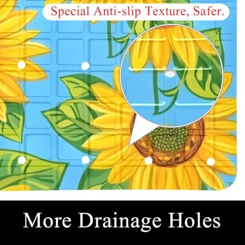 Baby Bath Mat Non Slip 26.8"x15.1" Bathtub Mat - Image 2