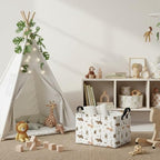 Kid Storage Basket Bear Deer Jungle Decor - Image 7