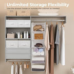 GRANNY SAYS Hanging Closet Organizer, 5 Drawers, 6 Shelves, 6 Pockets - Image 5