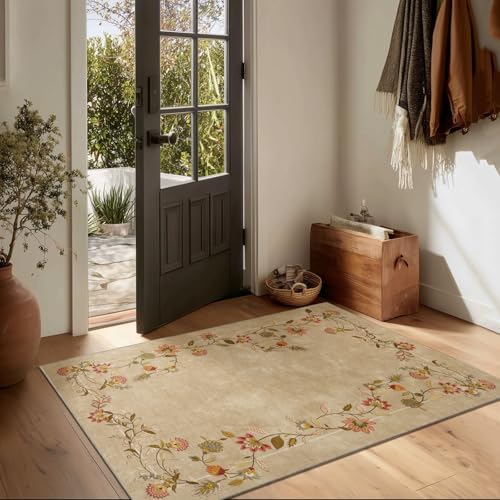 2x3 Washable Entryway Area Rug: Door Mat Indoor Entrance Soft Small Carpet by palohom