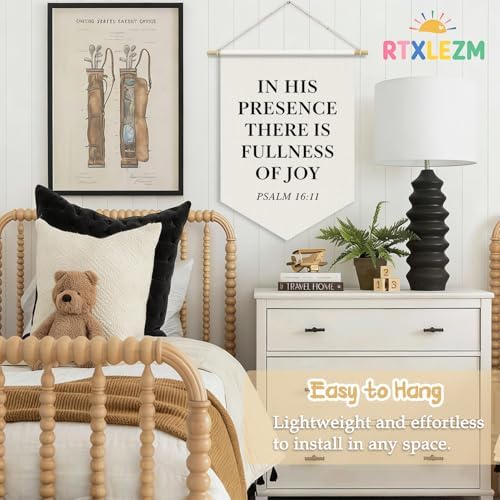 Christian Home Decor, Christian Bible Verses Wall Banner Flag - Image 5