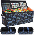Toy Box with Adjustable Divider Large Toy Chest Storage by UnicornCastle