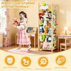 Stuffed Animal Storage Zoo Organizer Natural Pine Plushies Storage - Image 4