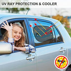 DIZA100 Car Sun Shade, 2 Pack Window Shade - Image 3