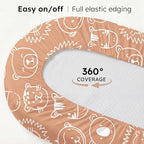 Baby Bassinet Sheets, 3 Pack Fitted Bassinet Mattress Sheets, Compatible - Image 5
