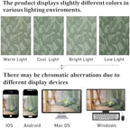 Lecloud Leia Sage Green Sheer Curtains 90 Inch Length 2 Pieces, Breathable - Image 5
