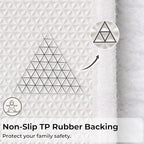 GRANNY SAYS White Bathroom Rug 24" x 43", Non-Slip Microfiber Bath Mat - Image 6