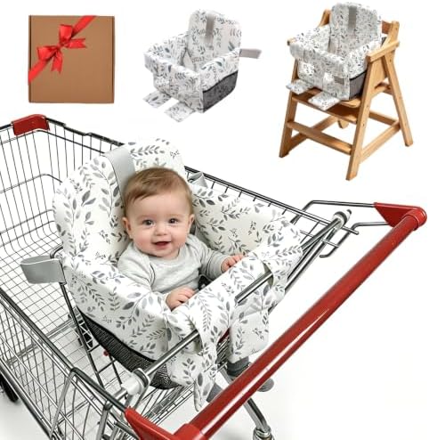 Shopping Cart Cover for Baby, Baby High Chair Cover, Grocery cart Cover by Unknown