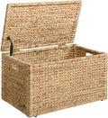 eHemco Water Hyacinth Wicker Storage Trunk, 30x17.5x17.5 Inches by eHemco