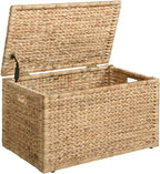 eHemco Water Hyacinth Wicker Storage Trunk, 30x17.5x17.5 Inches by eHemco