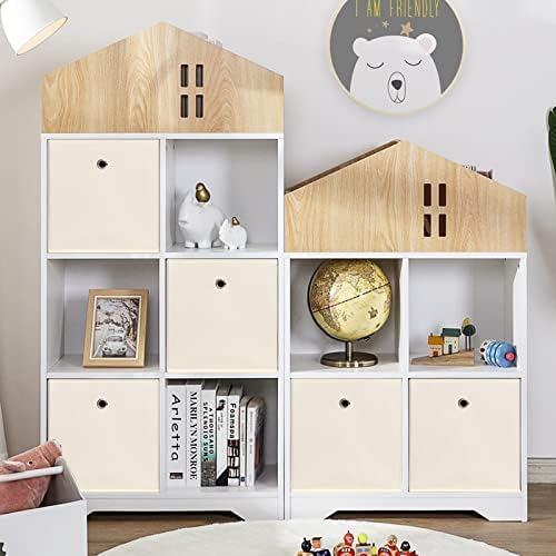 Fabric Cubes Storage Containers, 11 Inch Cloth Storage Cube Foldable Storage - Image 5