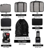 BAGAIL 8 Set Packing Cubes Luggage Packing Organizers - Image 2