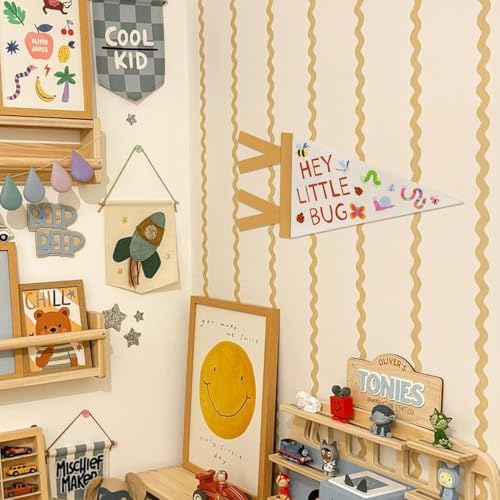 Ladybug Pennant Banner Flags Kids Nursery Toddler Playroom Wall Decor - Image 5
