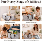 Felt Diaper Caddy Organizer, Nursery & Car Organizer - Image 4
