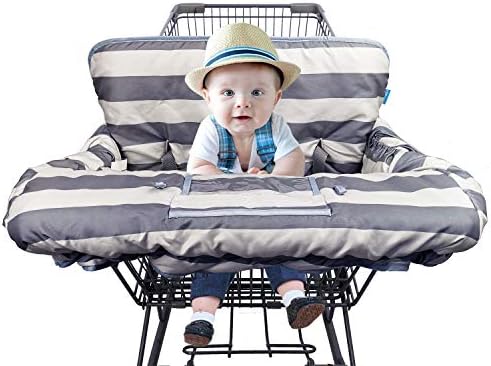 Shopping Cart Cover for Baby boy Girl, Grocery Cart Cushion Liner, Infant High by DoDoNiCi