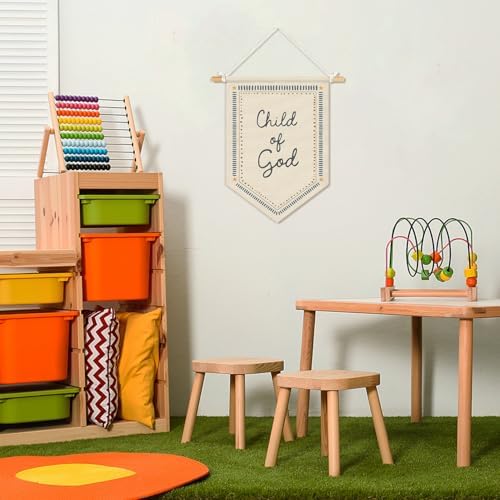 Kids Room Decor, Christian Nursery Decor, Bible Verse Banners - Image 6