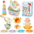 21-Piece Floating Bath Toys for Kids 1 Year and Up by AMCHSURI
