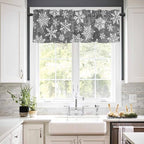 Vandarllin Christmas Kitchen Curtains and Valances Set - Image 2