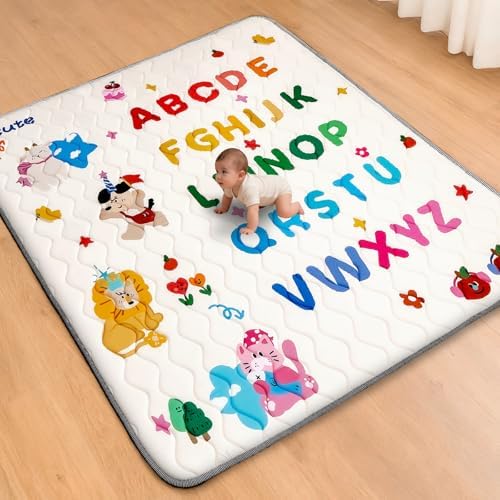RONGFA Baby Play Mat for Floor, Playpen Mat for Toddlers Infant Kids, Machine by RONGFA