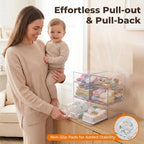 Stackable Bottle Storage Organizer Baby, and Office Organization, 5 Pack - Image 3