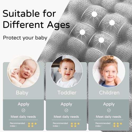 Yoofoss Hooded Baby Towels for Newborn 2 Pack 100% Muslin Organic Cotton Baby - Image 5