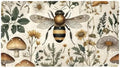Shower Mat Non Slip, Bee Mushroom Floral Anti Slip Bath Mat by Anna+Cowper