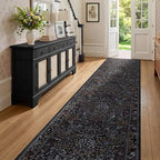 Floral Animal 2x10 Long Hallway Runner Rug, Washable Non Slip Entryway Kitchen by Jainmy