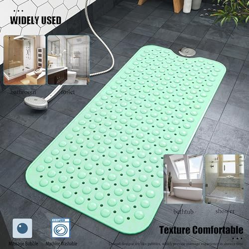 Non Slip Bathtub Shower Mat, Extra Long Bath Mat - Image 6
