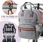 Tuwubi Diaper Bag Backpack, Baby Essentials Travel Tote Bag - Image 5