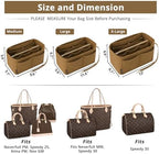 OPPOSHE Purse Organizer Insert for Handbags, Softened Felt Bag Insert Organizer - Image 3