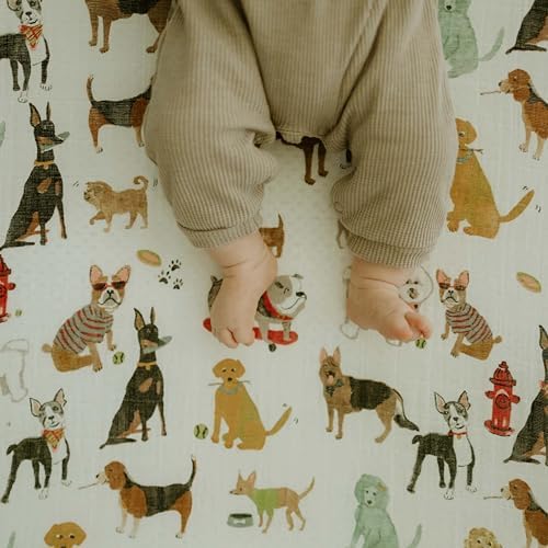 Little Unicorn Premium Crib Sheet | Breathable & Super-Soft Muslin Fabric - Image 6
